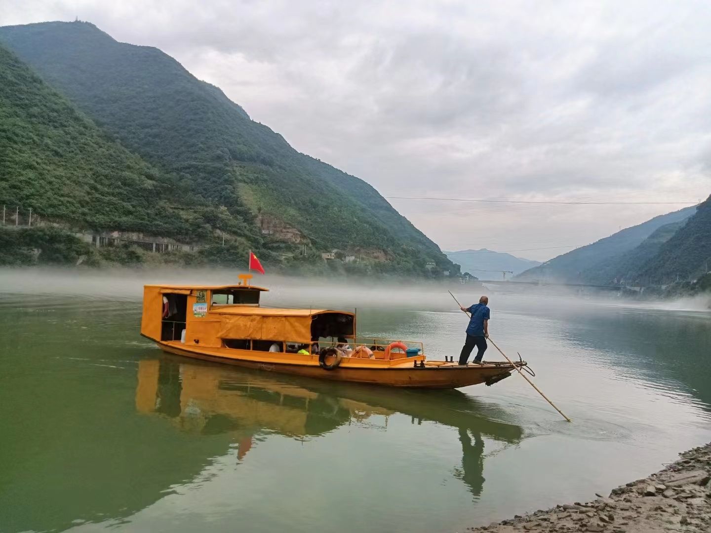 风景秀丽的汉江